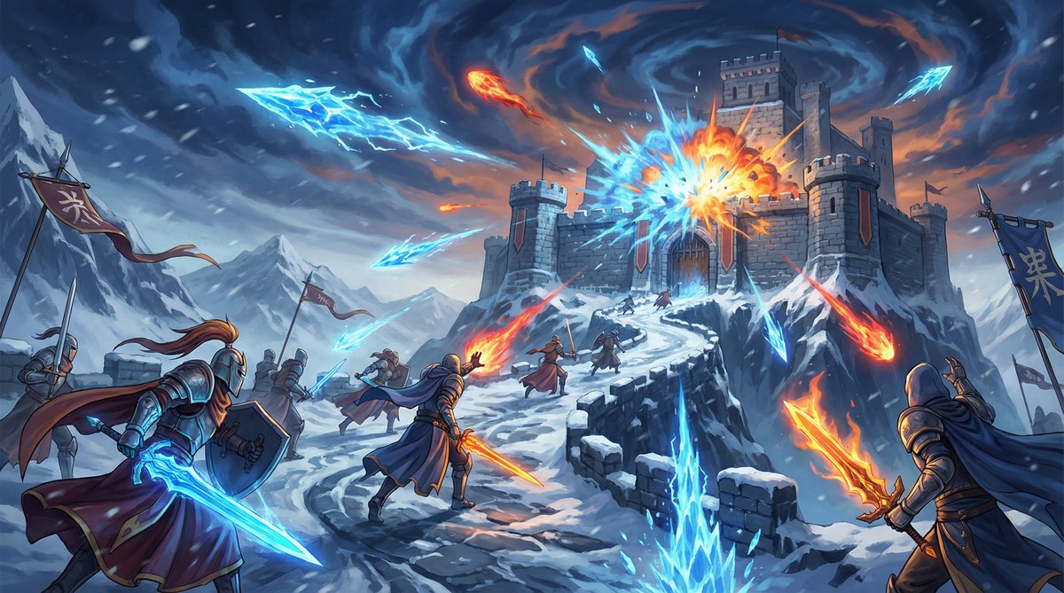 中文字幕游戏视频-冰雪要塞攻城战